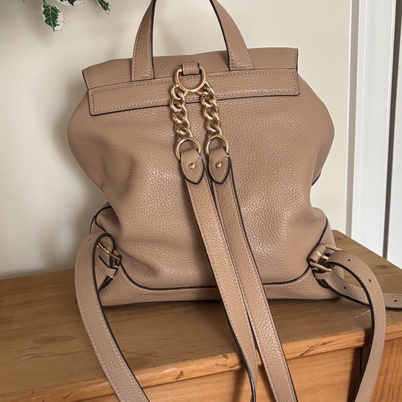 Coach Elle Tan Leather Backpack - Picture 6 of 9